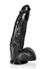 Magnum 18, gode ventouse réaliste XXL noir 28cm