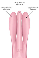 Satisfyer Threesome 1, stimulateur de clitoris et de grandes lèvres