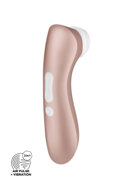 Stimulateur de clitoris par air pulsé et par vibrations Satisfyer Pro 2+