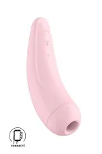 Satisfyer Curvy 2+, stimulateur de clitoris par air pulsé et par vibrations