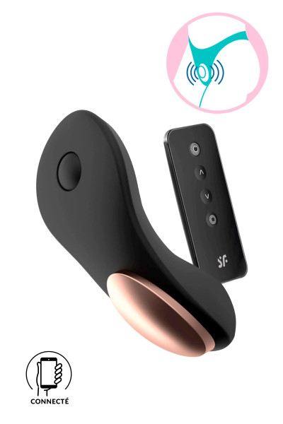 Stimulateur de clitoris connecté avec télécommande Satisfyer Little Secret