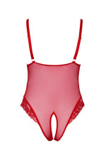 Body ouvert grande taille en dentelle 