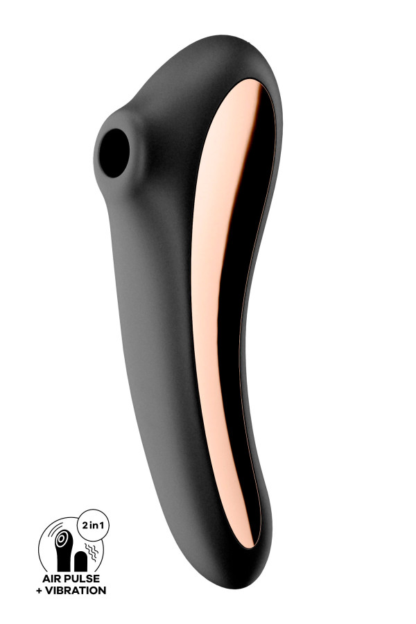 Satisfyer Dual Kiss, stimulateur de clitoris air pulsé et point G