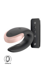 Stimulateur pour couple connecté avec télécommande Satisfyer Double Love