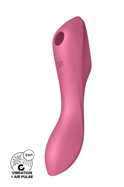 Satisfyer Curvy Trinity 3, vibromasseur air pulsé et point G