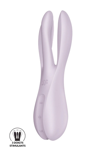 Stimulateur de clitoris et grandes lèvres Satisfyer Threesome 2