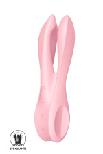 Satisfyer Threesome 1, stimulateur de clitoris et de grandes lèvres