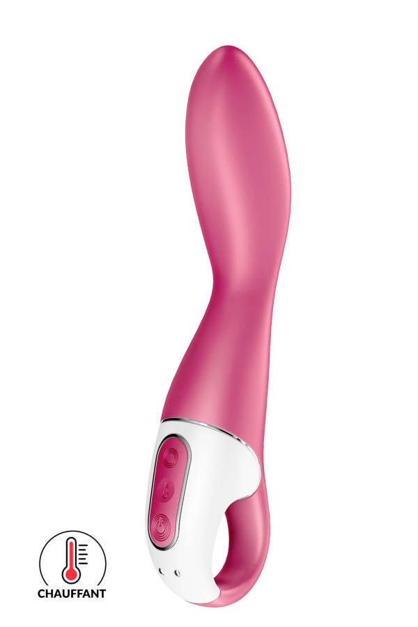 Satisfyer Heated Thrill, vibromasseur point G chauffant et connecté