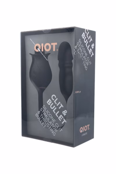 Bullet va-et-vient et stimulateur clitoridien Qiot by Virgite