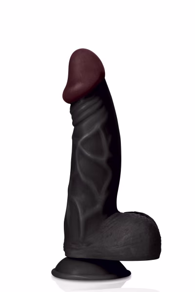 Gode géant réaliste noir Captain Red