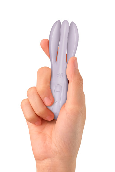 Stimulateur de clitoris et grandes lèvres Satisfyer Threesome 2