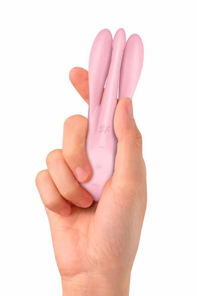 Stimulateur clitoridien Threesome 1 Rose de Satisfyer