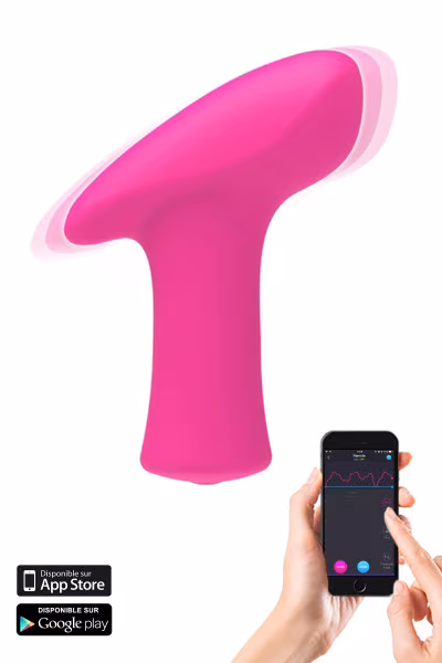 Stimulateur de clitoris : stimulateur vibrant clitoridien USB programmable par téléphone