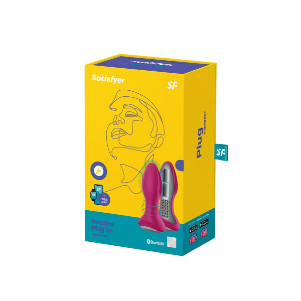 Plug vibrant rotatif et connecté Satisfyer Rotator plug 2+
