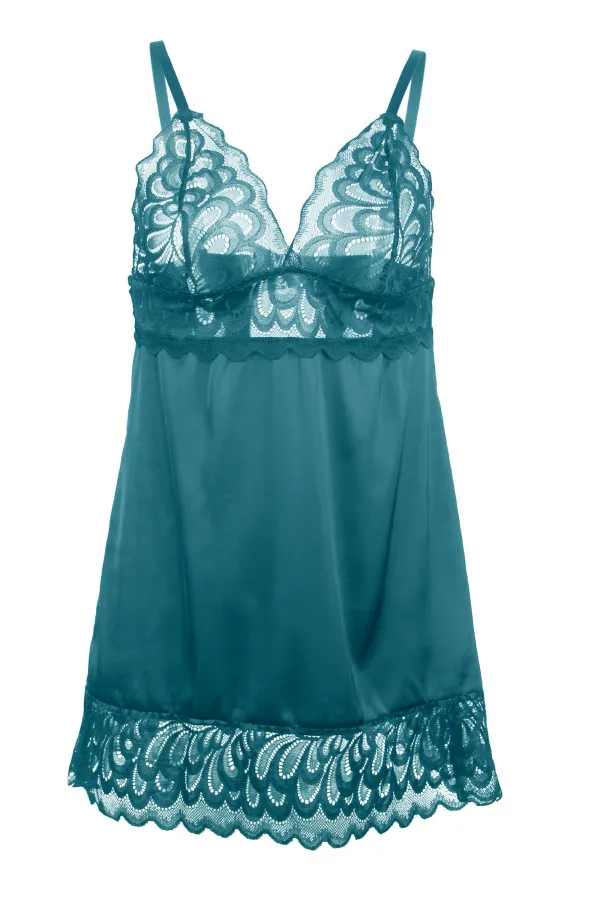 Nuisette string en dentelle rouge de Paris Hollywood
