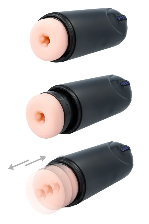 Masturbateur automatique M1 avec aspiration, poussée et vibration de Virgite