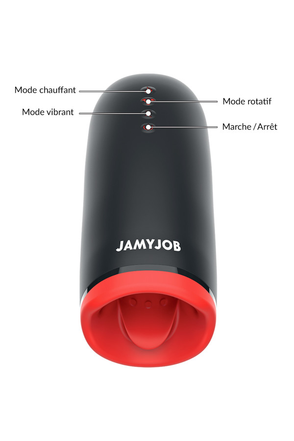 Masturbateur automatique chauffant et rotatif Jamyjob Spin-X