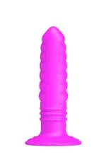 Twist, gode anal vibrant en silicone avec ventouse puissante
