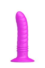 Twist, gode anal vibrant en silicone avec ventouse puissante