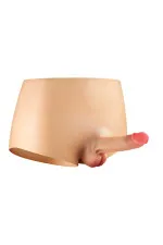 Culotte avec gode réaliste et plein pour femme Real Manly