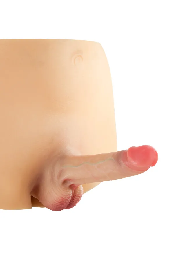 Culotte avec gode réaliste creux S/M de Real Body