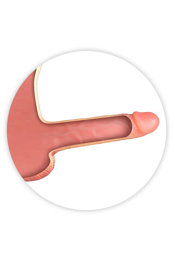 Culotte avec gode réaliste creux S/M de Real Body