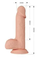 Gode ceinture vibrant avec pénis réaliste