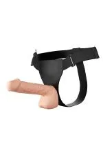 Gode ceinture vibrant avec pénis réaliste