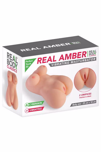 Buste masturbateur Amber à forte poitrine – Real Body
