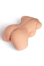 Buste masturbateur réaliste vibrant à 2 orifices Real Emily