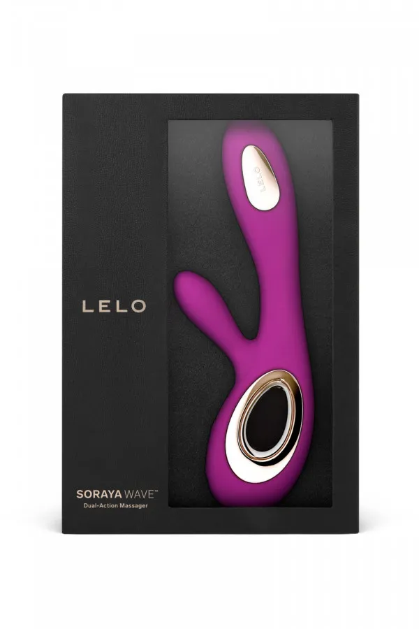 Vibromasseur Rabbit Soraya Wave Bleu de LELO