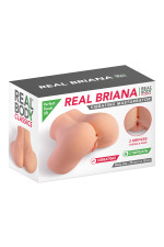 Masturbateur fessier vagin et anus vibrant Real Briana