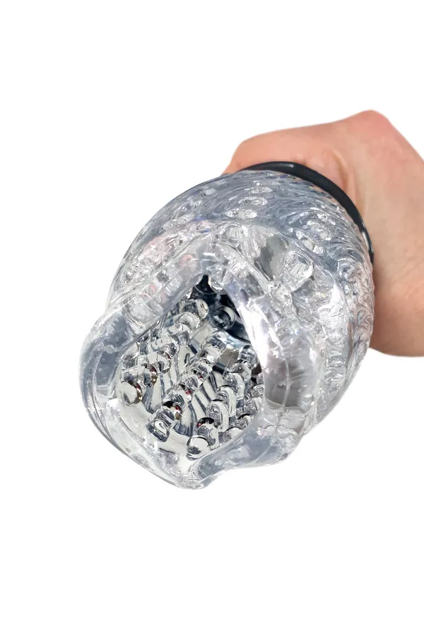 Masturbateur automatique vibrant et rotatif de Blue Junker