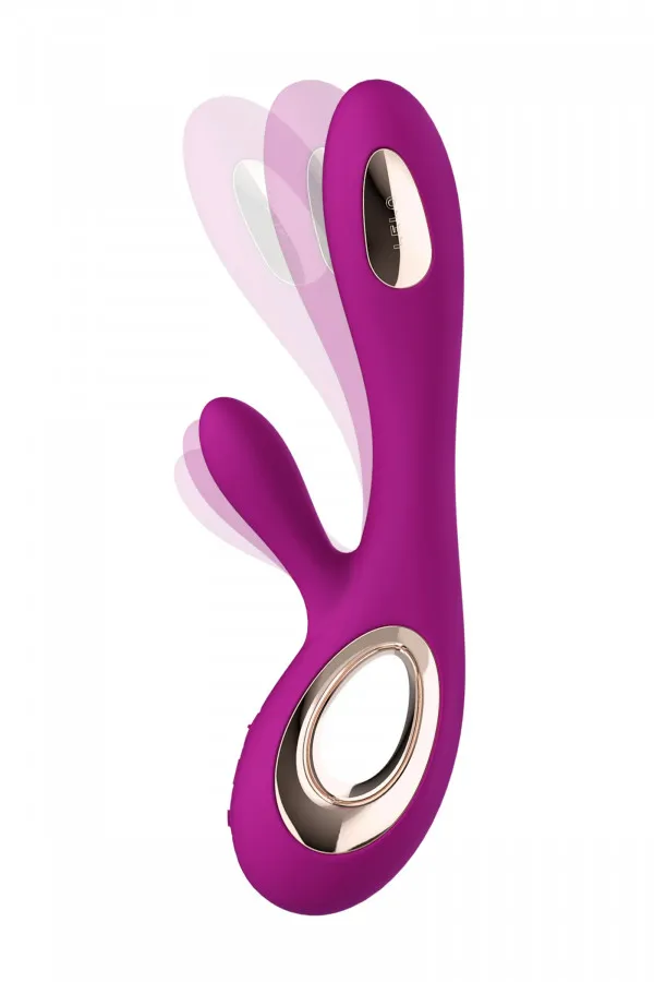 Vibromasseur Rabbit Soraya Wave Bleu de LELO