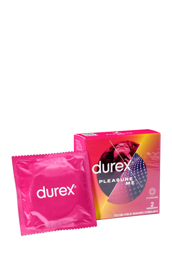 2 préservatifs perlés Durex Pleasure Ultra