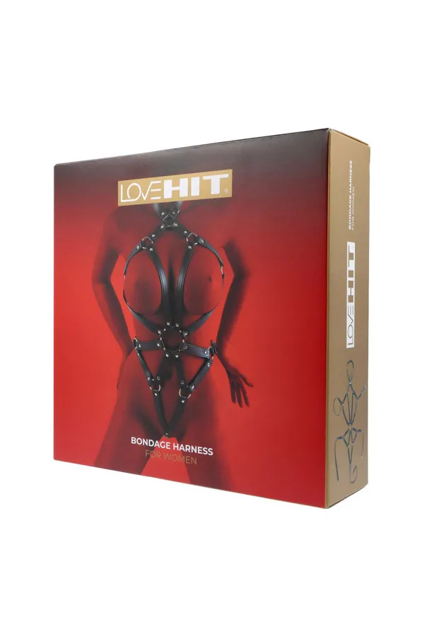 Harnais de corps pour femme Lovehit en cuir vegan de Virgite