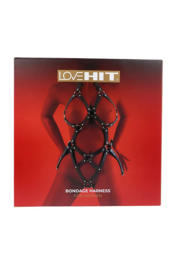 Harnais de corps pour femme Lovehit en cuir vegan de Virgite