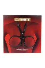 Harnais de poitrine pour femme en cuir vegan