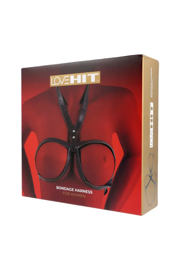 Harnais de poitrine pour femme en cuir vegan de Virgite