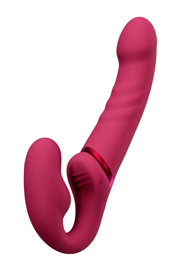 Gode-ceinture vibrant et connecté sans harnais Lapis de Lovense