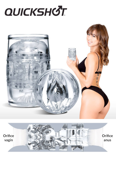 Fleshlight Quickshot Riley Reid, masturbateur vagin et anus