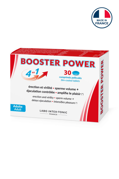 Booster sexuel 4 en 1 Booster Power 30 comprimés