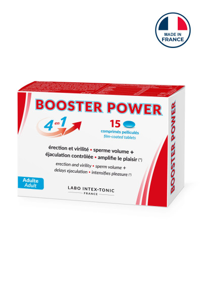 Booster sexuel 4 en 1 Booster Power 15 comprimés