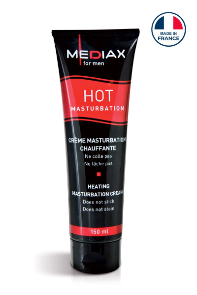 Crème de masturbation chauffante homme Mediax Hot 150ml