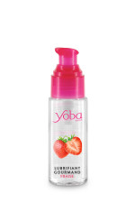 Lubrifiant à base d'eau et gourmand fraise Yoba 50ml