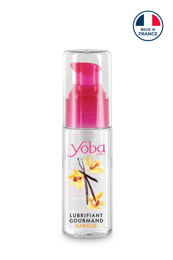 Lubrifiant à base d'eau et gourmand vanille Yoba 50ml