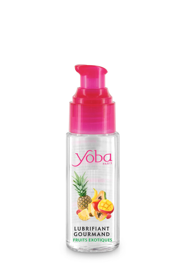 Lubrifiant à base d'eau et gourmand fruits exotiques Yoba 50ml