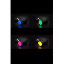 Plug anal vibrant lumineux avec télécommande