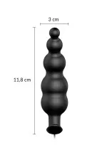 Plug vibrant à boules progressives avec télécommande