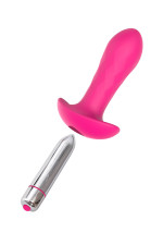 Plug anal vibrant en silicone facetté Hush